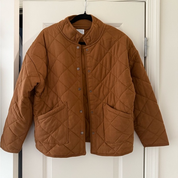 Time and Tru Jackets & Blazers - Time and Tru Quilted Tan Jacket